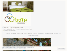 Tablet Screenshot of otiumcountryhouse.com